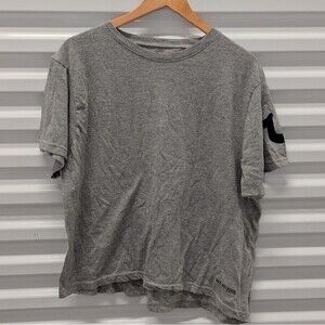 True Religion Size XL Oversized Cropped Gray T-Shirt